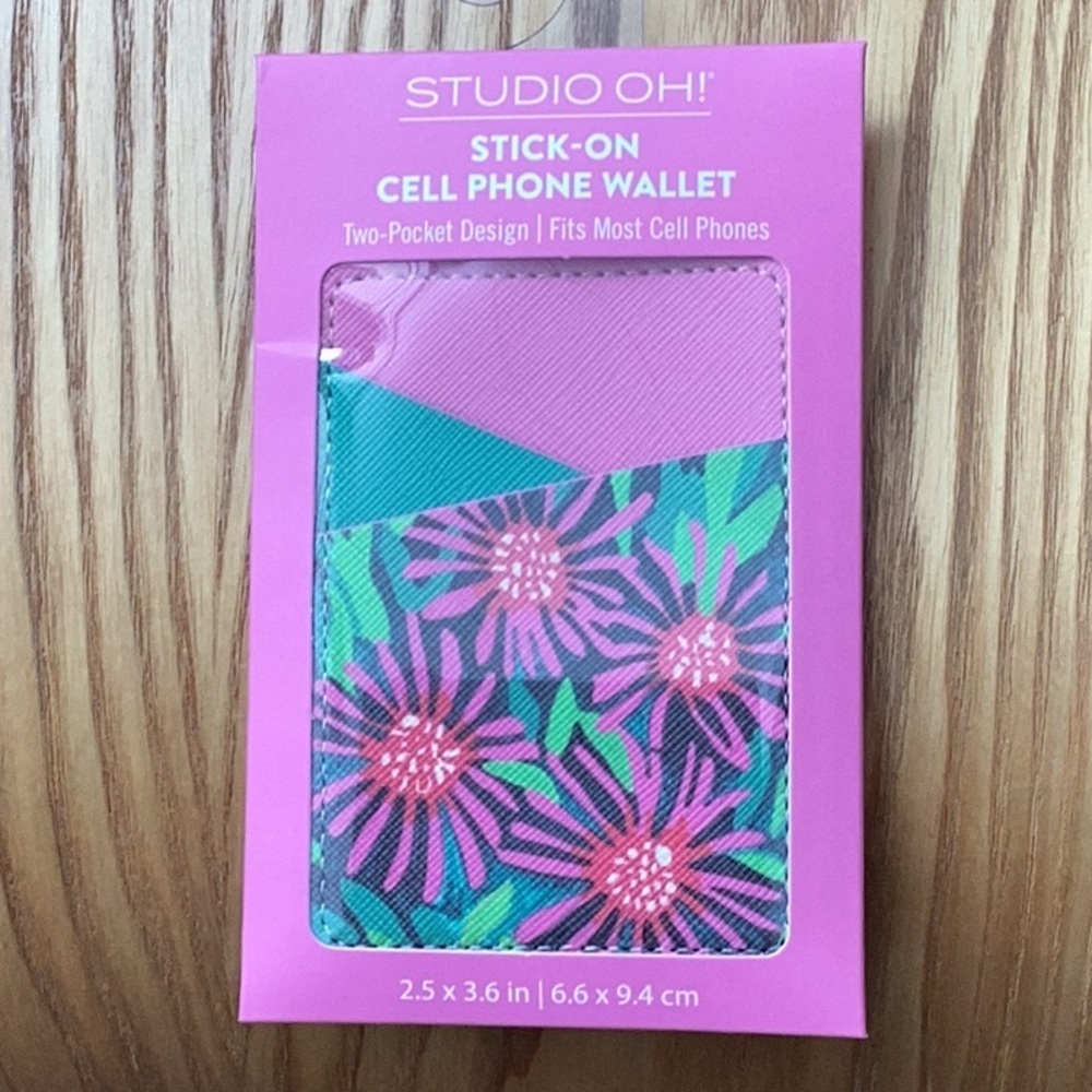 Studio Oh! Stick On Cell Phone Wallet